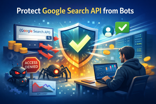 protect Google Search API from bots