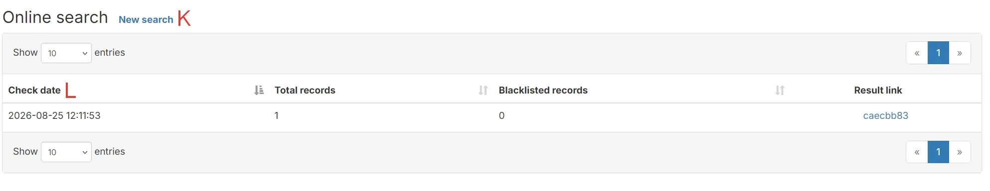 Block Lists Online Search Block Lists Online Search