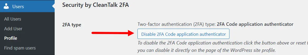 Disabling one-time codes