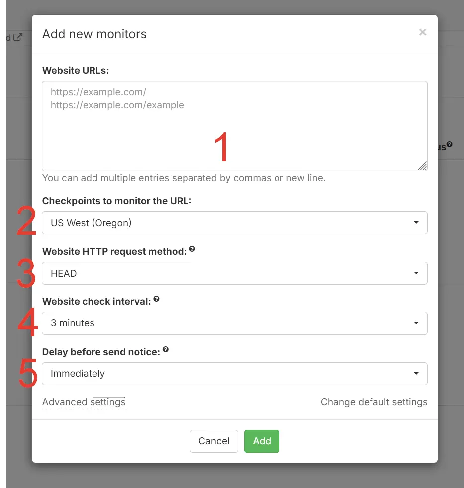 Add monitor