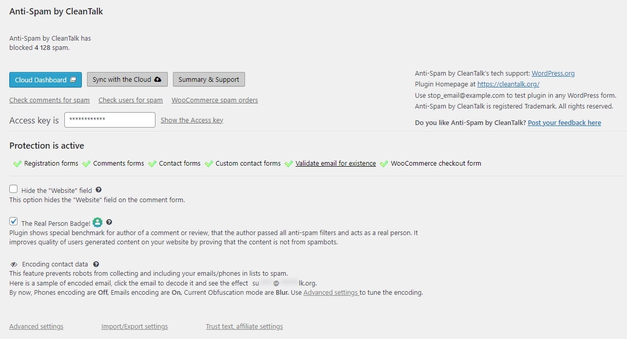 WordPress anti-spam plugin options WordPress anti-spam plugin options