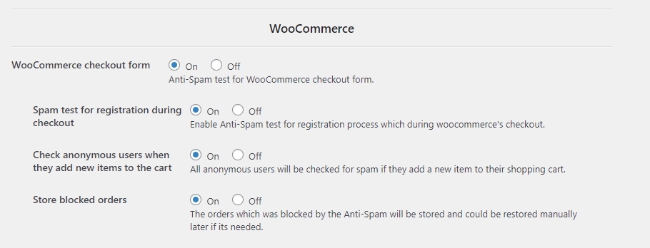 WordPress anti-spam plugin options WordPress anti-spam plugin options