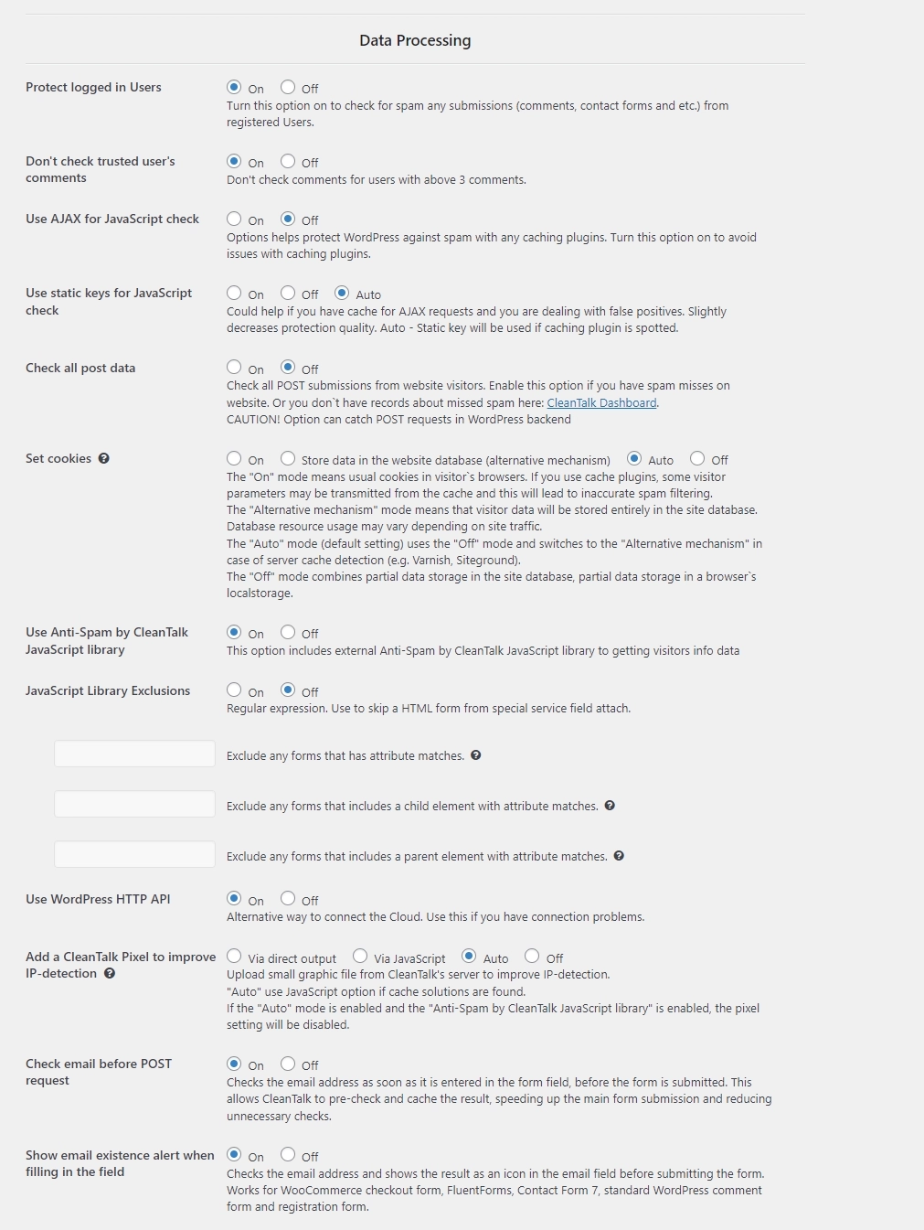 WordPress anti-spam plugin options WordPress anti-spam plugin options