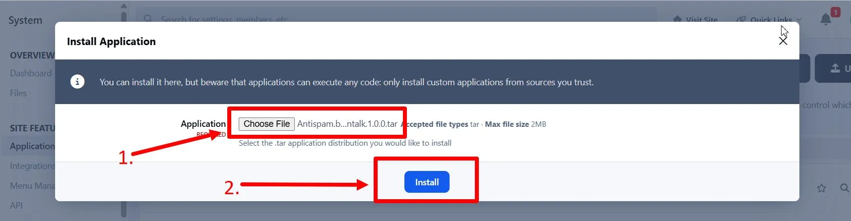IPS5 anti-spam install