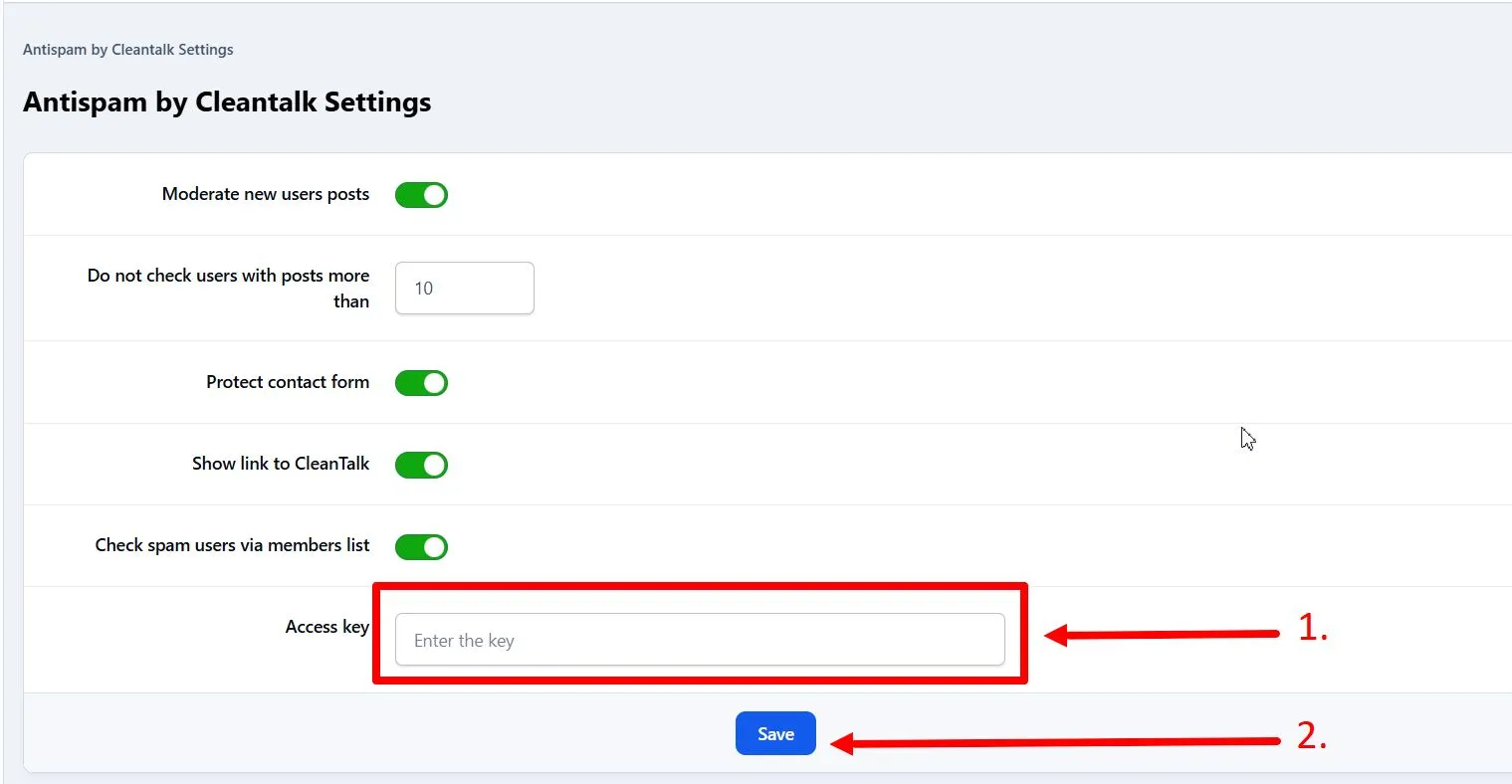 IPS5 anti-spam options