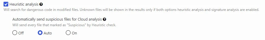 Heuristic analysis